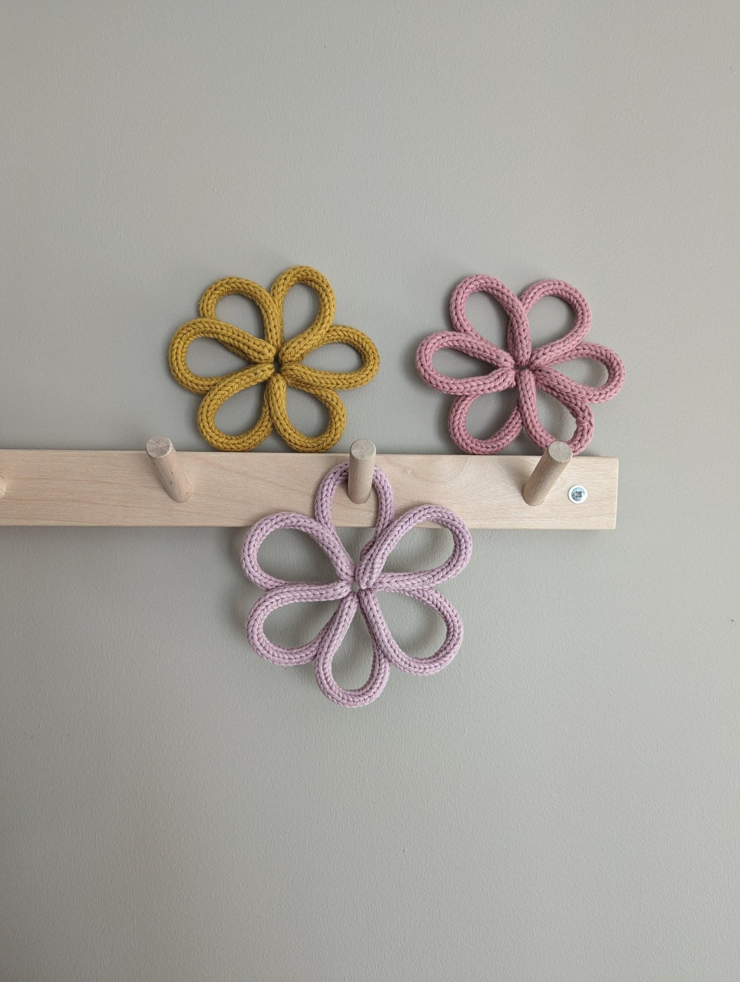 Stickade blommor